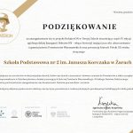 Podziękowanie za projekt „BohaterON”