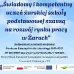 Rekrutacja uczniów do&nbsp;zajęć w&nbsp;ramach projektu  „Świadomy i&nbsp;kompetentny uczeń Żarskiej szkoły podstawowej szansą na&nbsp;rozwój rynku pracy w&nbsp;Żarach”