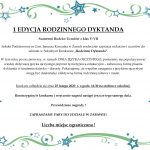 1 EDYCJA RODZINNEGO DYKTANDA